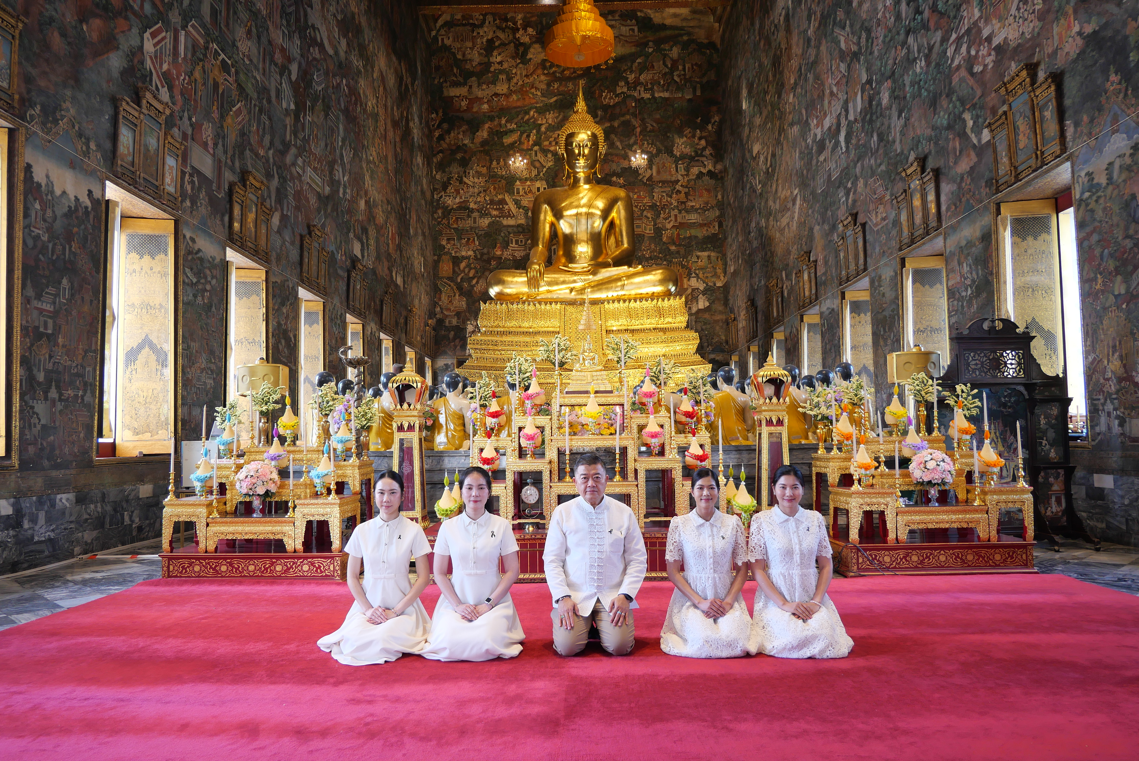 title - ปลัดกระทรวงเกษตรและสหกรณ์ พร้อมด้วยคณะผู้จัดเตรียมงานพระราชพิธีพืชมงคลจรดพระนังคัลแรกนาขวัญ ประจำปี ๒๕๖๙ ทำบุญถวายผ้าไตรและเครื่องไทยธรรม